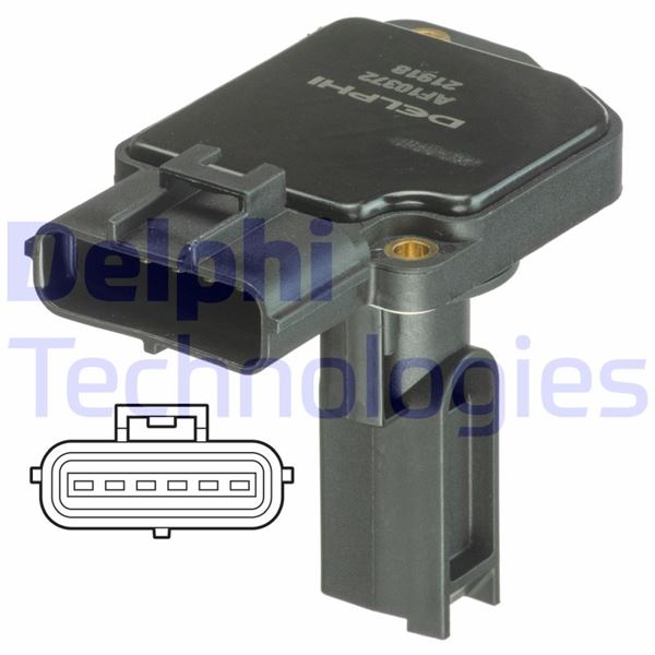 DELPHI AF10372-12B1 Motor Hava Kütle Ölçer (MAF Sensörü) - FORD MONDEO III Sedan (B4Y) uyumlu