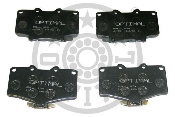 OPTIMAL BP-09880 Fren Sistemleri Fren Balatası - TOYOTA 4 RUNNER II (_N13_) uyumlu
