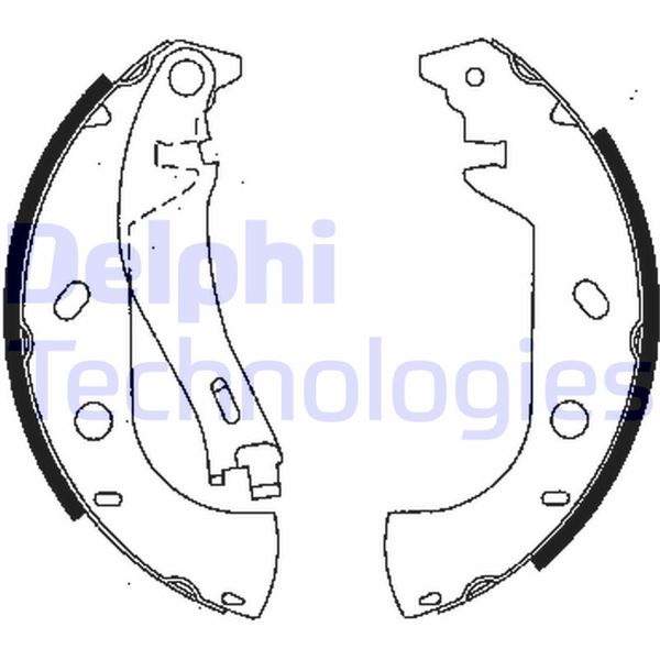 DELPHI LS1847 Fren Sistemleri Fren Pabucu - FIAT MAREA Weekend (185_) uyumlu