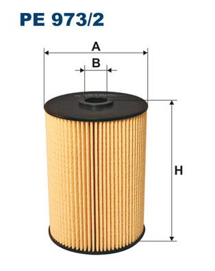 FILTRON PE 973/2 Yakıt Sistemi Yakıt Filtresi - VW CADDY III Kasa/büyük limuzin (2KA, 2KH, 2CA, 2CH) uyumlu