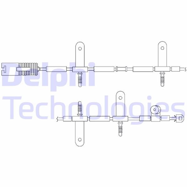 DELPHI LZ0165 Fren Sistemleri Aşınma Göstergesi - MINI MINI (R50, R53) uyumlu