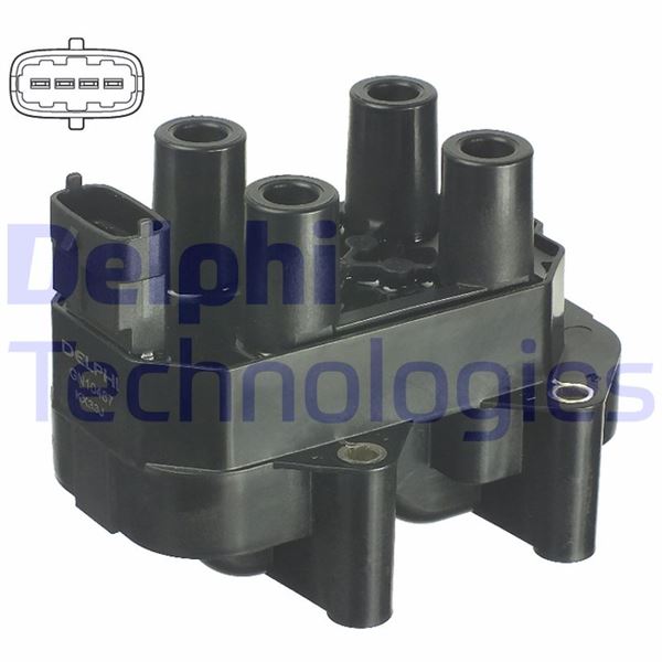 DELPHI GN10487-12B1 Ateşleme Sistemi Ateşleme Bobini - OPEL SINTRA (APV) uyumlu
