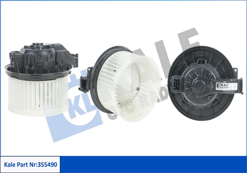 KALE OTO RADYATÖR 355490 İklimlendirme Sistemi Fan Parçaları - VW UP! (121, 122, BL1, BL2, BL3, 123) uyumlu