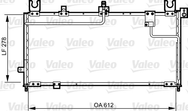 VALEO 814253 İklimlendirme Sistemi Klima Radyatörü - MAZDA 323 S V (BA) uyumlu