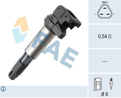 FAE 80247 Ateşleme Sistemi Ateşleme Bobini - CITROËN C4 II (NC_) uyumlu