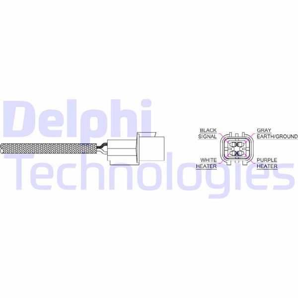 DELPHI ES20211-12B1 Emme & Egzoz Sistemi Egzoz Sensörleri - HYUNDAI SONATA IV (EF) uyumlu