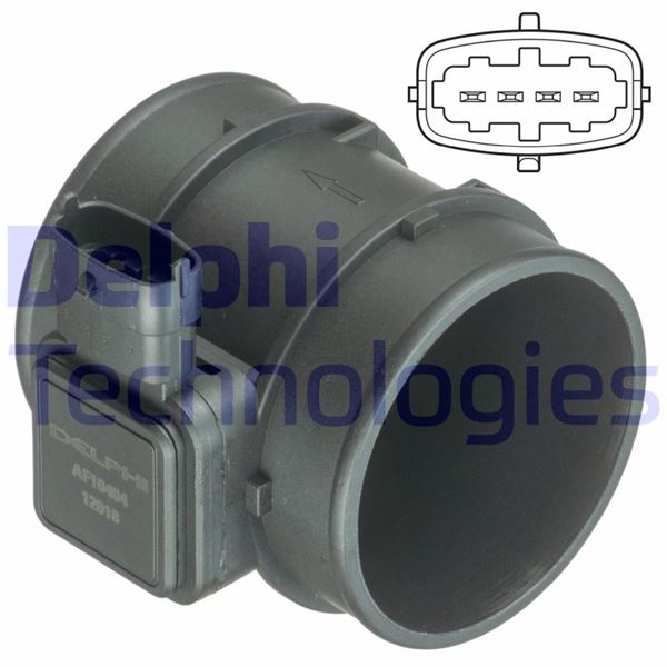 DELPHI AF10404-12B1 Motor Hava Kütle Ölçer (MAF Sensörü) - OPEL ZAFIRA B Kasa/büyük limuzin (A05) uyumlu