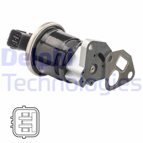 DELPHI EG10519-12B1 Motor EGR Parçaları - HONDA CIVIC VII Hatchback (EU, EP, EV) uyumlu