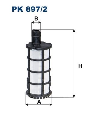 FILTRON PK 897/2 Yakıt Sistemi Yakıt Filtresi - SETRA Series 400 uyumlu