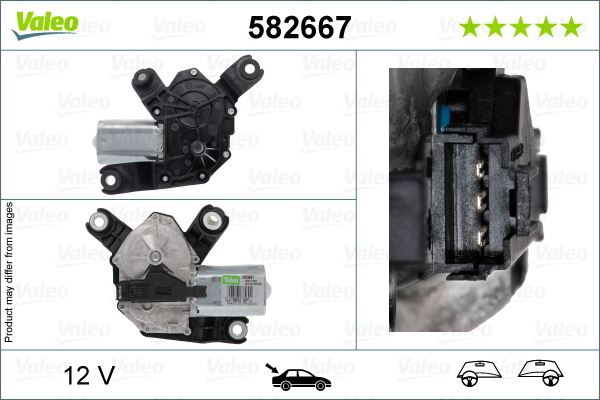 VALEO 582667 Kaporta & Gövde Parçaları Cam Silecek Mekanizması - OPEL ZAFIRA B Kasa/büyük limuzin (A05) uyumlu