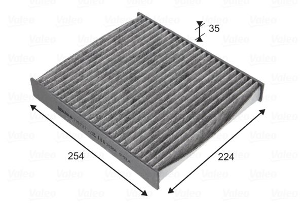 VALEO 715727 İklimlendirme Sistemi Polen Filtresi - VW POLO V (6R1, 6C1) uyumlu