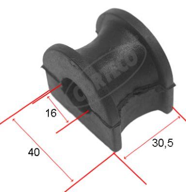 CORTECO 21652984 Süspansiyon Sistemi Stabilizatör - FORD FIESTA III (GFJ) uyumlu