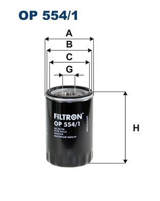 Yağ Filtresi - FILTRON - OP 554/1