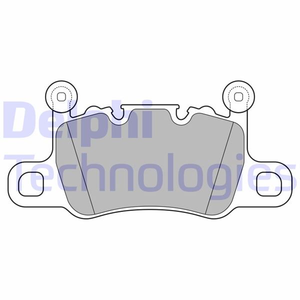 DELPHI LP3655 Fren Sistemleri Fren Balatası - PORSCHE 911 (991) uyumlu