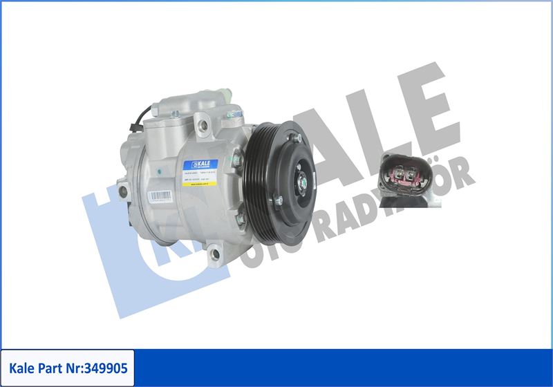 KALE OTO RADYATÖR 349905 İklimlendirme Sistemi Kompresör Parçaları - SEAT IBIZA IV (6J5, 6P1) uyumlu