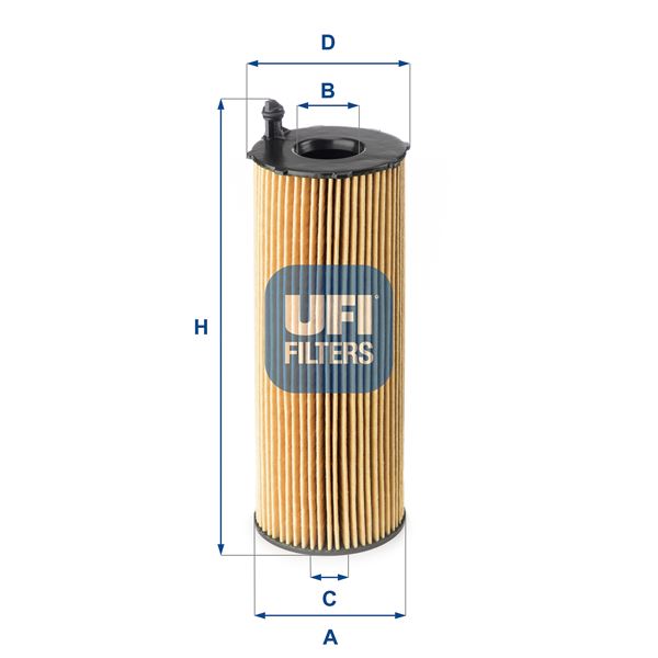 UFI 25.168.00 Motor Yağ Filtresi - LAND ROVER RANGE ROVER III (L322) uyumlu
