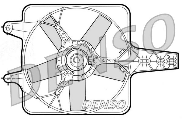 DENSO DER09072 Soğutma Sistemi Fan - FIAT UNO (146_, 158_) uyumlu