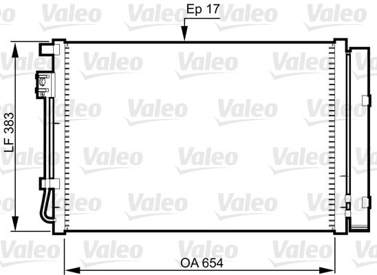 VALEO 814362 İklimlendirme Sistemi Klima Radyatörü - HYUNDAI VELOSTER (FS) uyumlu