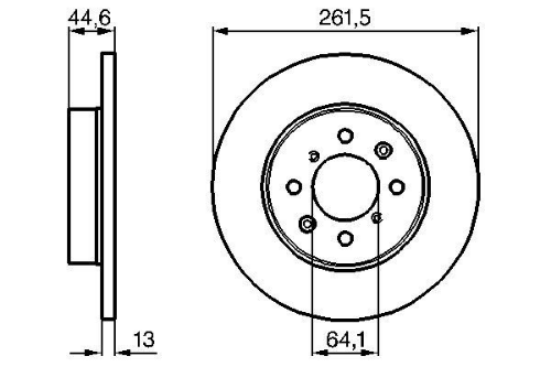 BOSCH 0 986 478 889 Fren Sistemleri Fren Diski - ROVER 200 II Cabrio (XW) uyumlu