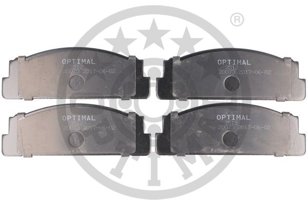 OPTIMAL BP-03512 Fren Sistemleri Fren Balatası - MERCEDES-BENZ S-SERISI (W116) uyumlu
