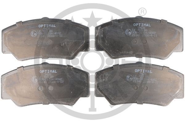 OPTIMAL BP-09428 Fren Sistemleri Fren Balatası - FORD TRANSIT Minibüs/Otobüs (T_ _) uyumlu