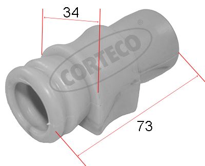 CORTECO 80005167 Süspansiyon Sistemi Stabilizatör - CITROËN SAXO (S0, S1) uyumlu