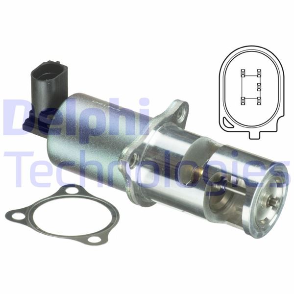 DELPHI EG10398-12B1 Motor EGR Parçaları - OPEL VIVARO A Platform şasi (X83) uyumlu
