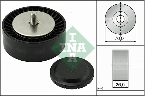 Schaeffler INA 532 0553 10 Motor Yönlendirme & Kılavuz Makarası - BMW 3 (E90) uyumlu