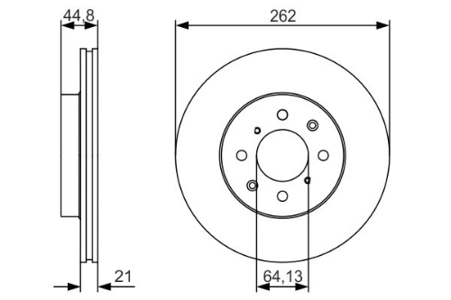 BOSCH 0 986 479 R80 Fren Sistemleri Fren Diski - ROVER 200 II Cabrio (XW) uyumlu