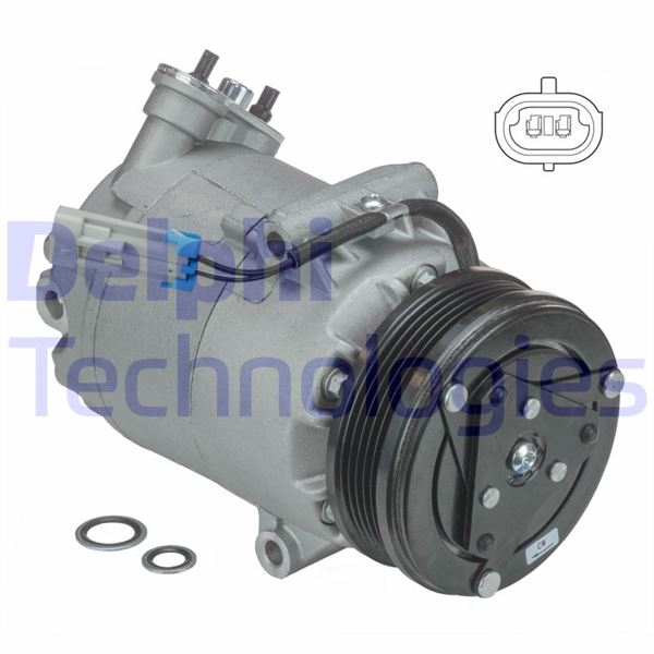 DELPHI TSP0155142 İklimlendirme Sistemi Kompresör Parçaları - OPEL MERIVA A MPV (X03) uyumlu