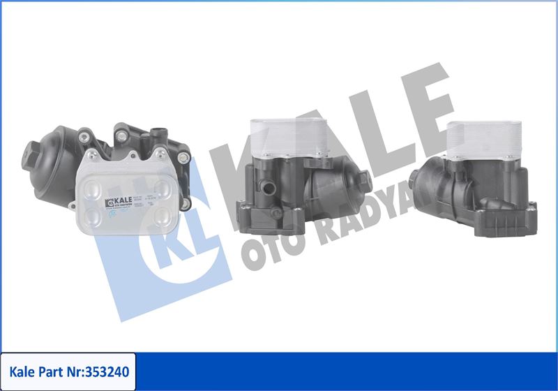 KALE OTO RADYATÖR 353240 Motor Yağ Soğutucusu - SEAT IBIZA IV SC (6J1, 6P5) uyumlu