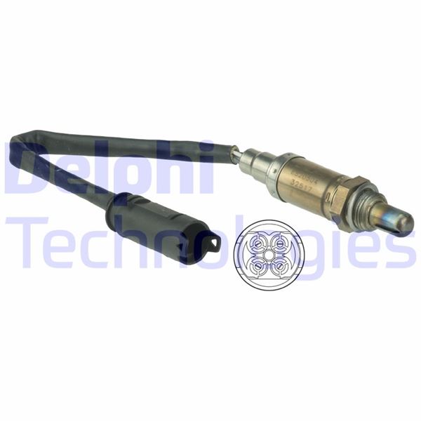 DELPHI ES20504-12B1 Emme & Egzoz Sistemi Egzoz Sensörleri - BMW 7 (E65, E66, E67) uyumlu