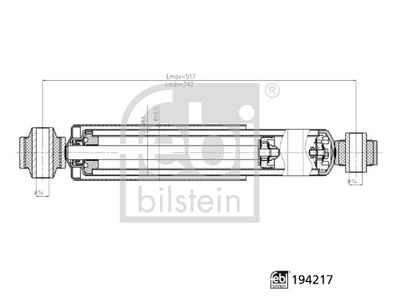 Amortisör - FEBI BILSTEIN - 194217 Ürün Görseli
