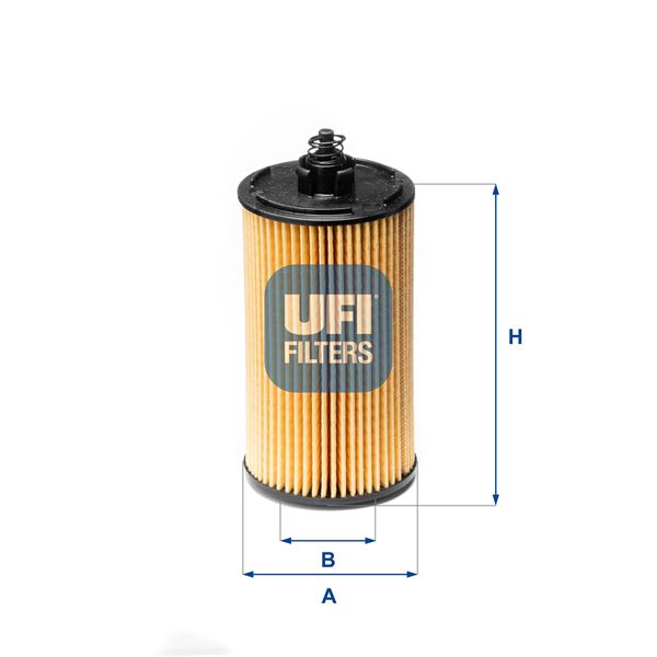 UFI 25.183.00 Motor Yağ Filtresi - OPEL MOKKA / MOKKA X (J13) uyumlu