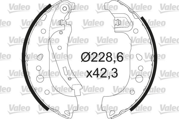 VALEO 564208 Fren Sistemleri Fren Pabucu - SMART FORFOUR Hatchback (453) uyumlu