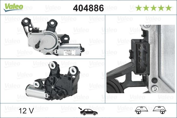 VALEO 404886 Kaporta & Gövde Parçaları Cam Silecek Mekanizması - VW GOLF IV (1J1) uyumlu