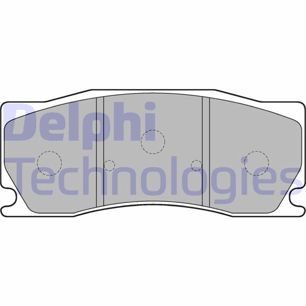 DELPHI LP2216 Fren Sistemleri Fren Balatası - JAGUAR XK II Coupe (X150) uyumlu