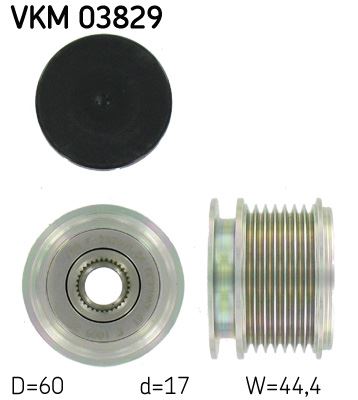 SKF VKM 03829 Elektrik Sistemi Alternatör - MERCEDES-BENZ C-SERISI (W202) uyumlu