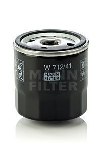 MANN-FILTER W 712/41 Motor Yağ Filtresi - OPEL ASTRA F Station wagon (T92) uyumlu