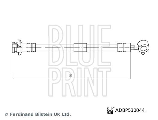 BLUE PRINT ADBP530044 Fren Sistemleri Fren Hortumları - NISSAN QASHQAI II (J11, J11_) uyumlu
