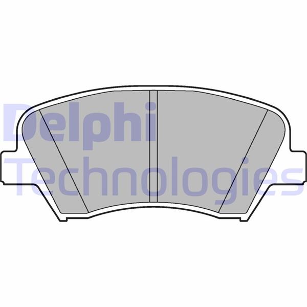 DELPHI LP2293 Fren Sistemleri Fren Balatası - HYUNDAI i30 (GD) uyumlu