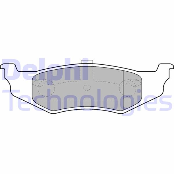 DELPHI LP1515 Fren Sistemleri Fren Balatası - CHRYSLER VISION uyumlu