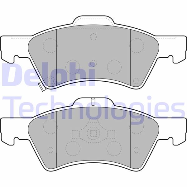 DELPHI LP1693 Fren Sistemleri Fren Balatası - CHRYSLER VOYAGER / GRAND VOYAGER III (GS_, NS_) uyumlu