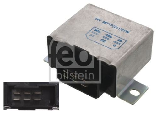FEBI BILSTEIN 43748 Farlar & Aydınlatma Flaşör Rölesi - MAN SL II uyumlu