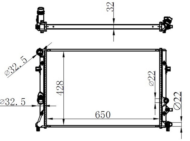 Su Radyatörü - BAU067032 Ürün Görseli
