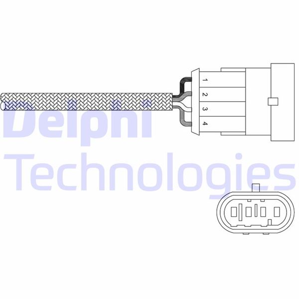 DELPHI ES20302-12B1 Emme & Egzoz Sistemi Egzoz Sensörleri - ABARTH 500 / 595 / 695 uyumlu
