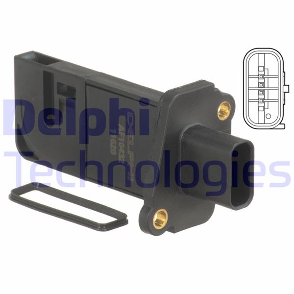 DELPHI AF10432-12B1 Motor Hava Kütle Ölçer (MAF Sensörü) - LAND ROVER FREELANDER 2 (L359) uyumlu