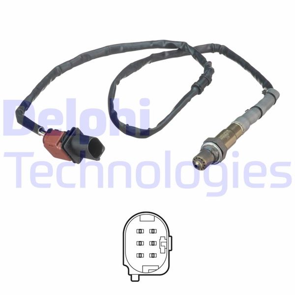 DELPHI ES20556-12B1 Emme & Egzoz Sistemi Egzoz Sensörleri - AUDI A3 (8P1) uyumlu