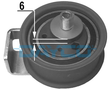 DAYCO ATB2143 Motor Kayış Kasnağı - AUDI A4 B5 (8D2) uyumlu