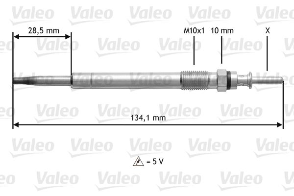 VALEO 345200 Ateşleme Sistemi Kızdırma Bujisi - BMW 7 (E65, E66, E67) uyumlu